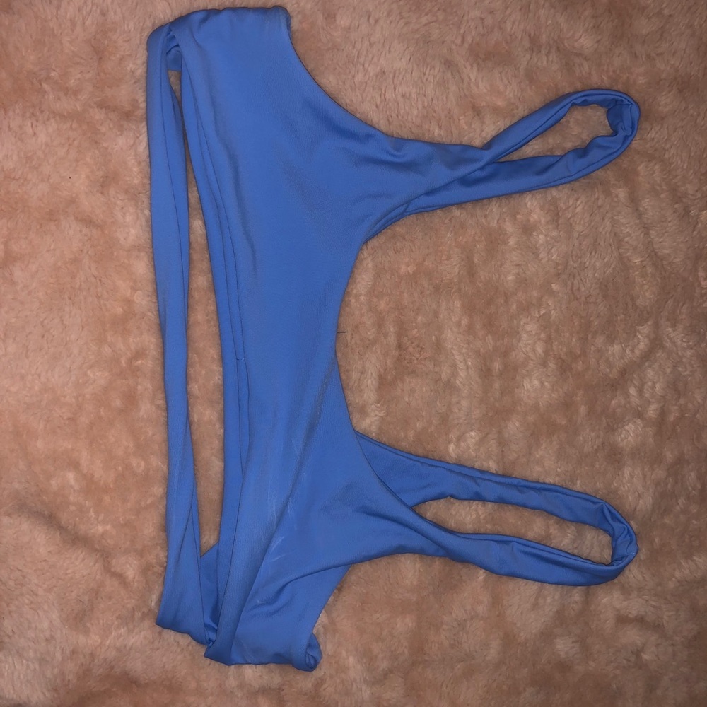Blue bathing suit two piece - Picture 4 of 4